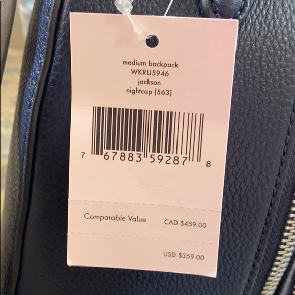 Kate Spade Jackson medium backpack nightcap (navy) - Picture 13 of 13